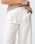 Calças Wide Leg - Branco