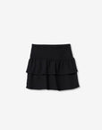 Falda con volantes - Negra