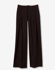 Calças Fluídas - Castanho