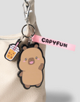 Porta-Chaves Capybara - Bege