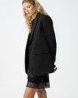 Blazer com Brilho - Preto