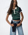Top tipo Polo - Verde