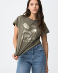T-shirt Estampada - Verde