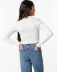 Polo Cropped - Branco