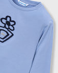 Camisola de Manga Comprida - Azul Claro
