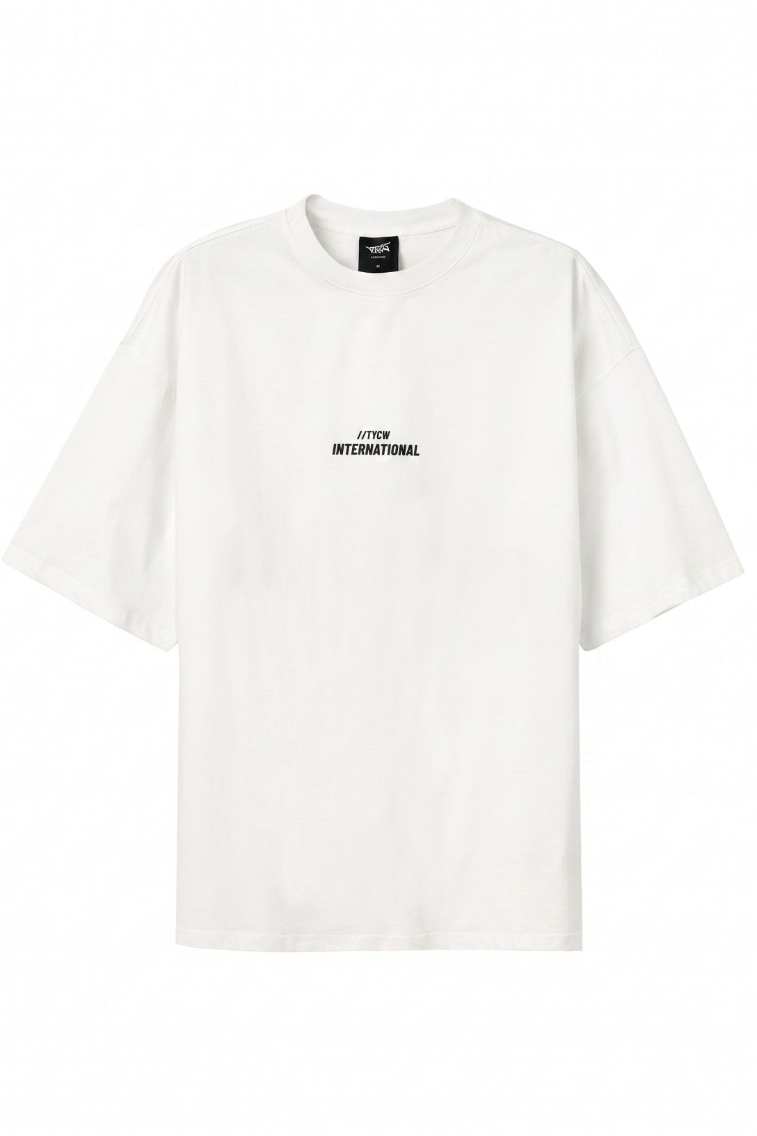 T-shirt com Estampado Traseiro - Branco