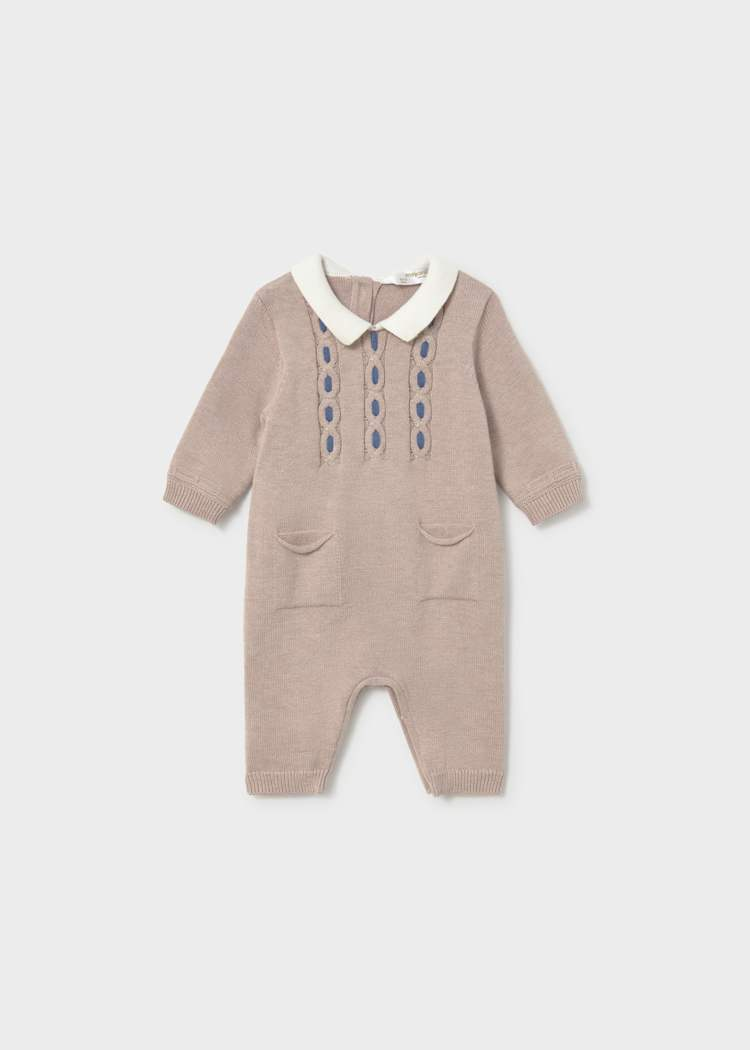 Babygrow de Malha - Bege