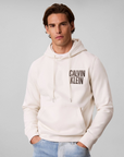 Hoodie com Estampado Traseiro - Bege