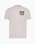 T-shirt com Estampado Traseiro - Bege