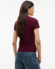 T-shirt Slim Fit - Bordo