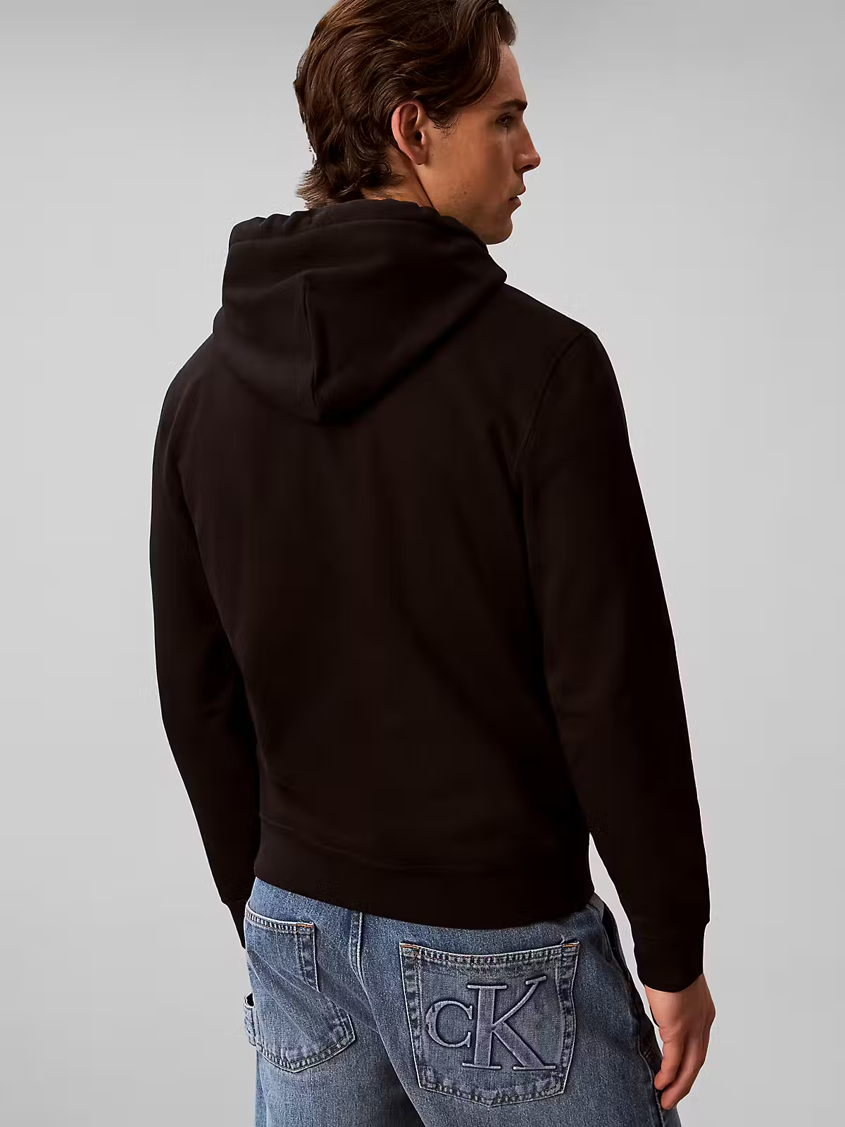 Hoodie com Logo - Preto