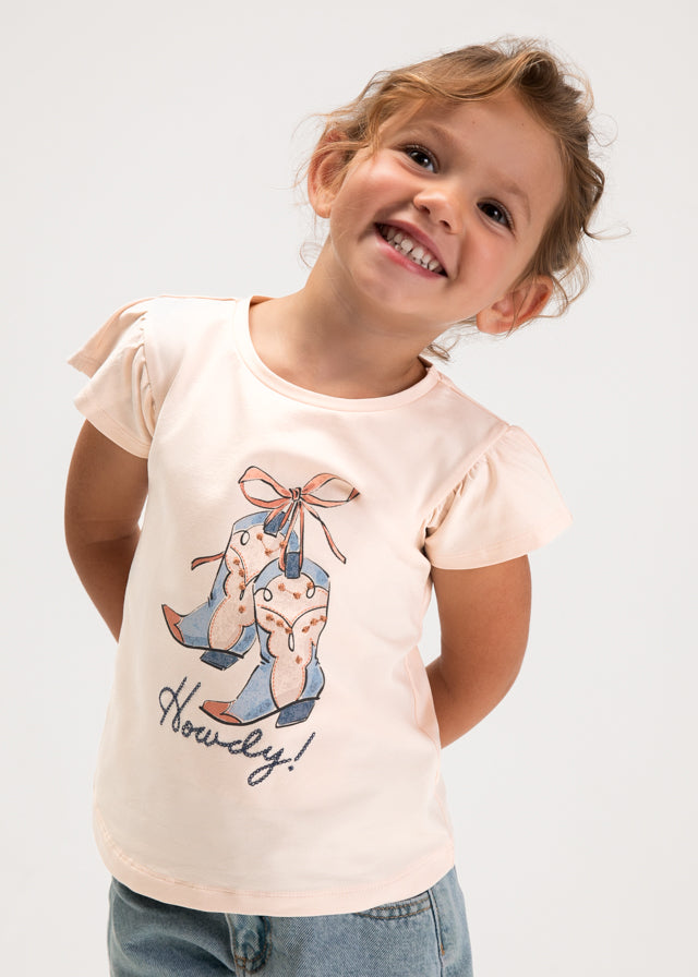 T-shirt Estampada - Crú