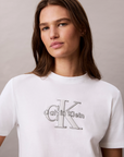 T-shirt com Logo - Branco