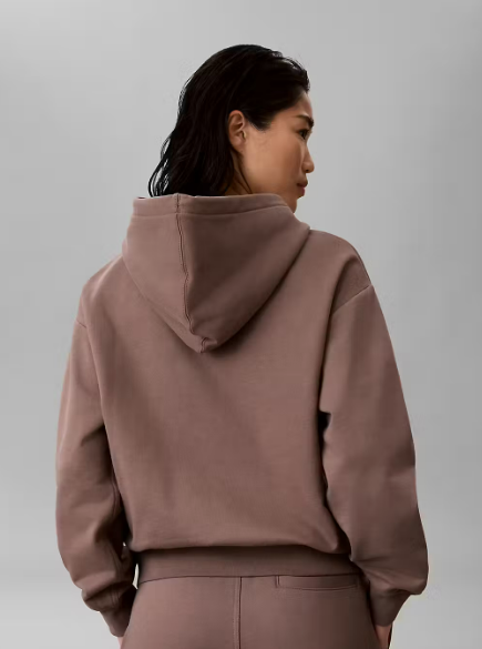 Hoodie com Logo - Bege
