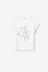 T-shirt Estampada - Bege