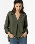 Blusa Efeito Enrugado - Verde