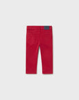 Calças Slim Fit - Vermelho