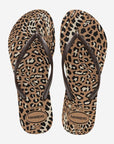 Havaianas Slim Animal Print - Castanho