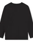 Sweatshirt com Logo Boss - Preto