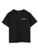 T-shirt com Estampado Traseiro - Preto