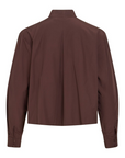 Blusa com Laço - Castanho