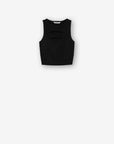 Top de Malha Cut Out - Preto