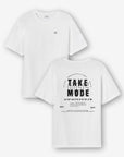 T-shirt com Estampado Traseiro - Branco