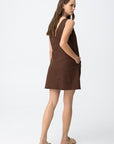 Vestido Curto - Castanho