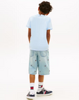 T-shirt com Logo - Azul Claro