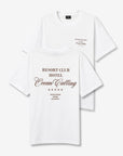 T-shirt com Estampado Traseiro - Branco