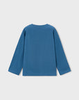 Camisola de Manga Comprida - Azul Médio