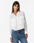 Camisa Chiffon - Branco