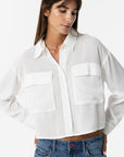 Camisa Chiffon - Branco