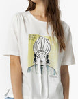 T-shirt com Aplicações - Branco