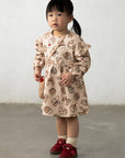 Dress with Handbag - Beige