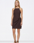 Vestido Curto - Castanho