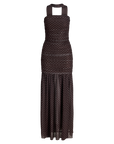 Vestido Polka Dots - Castanho