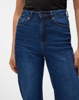 Jeans Wide Leg - Azul Escuro