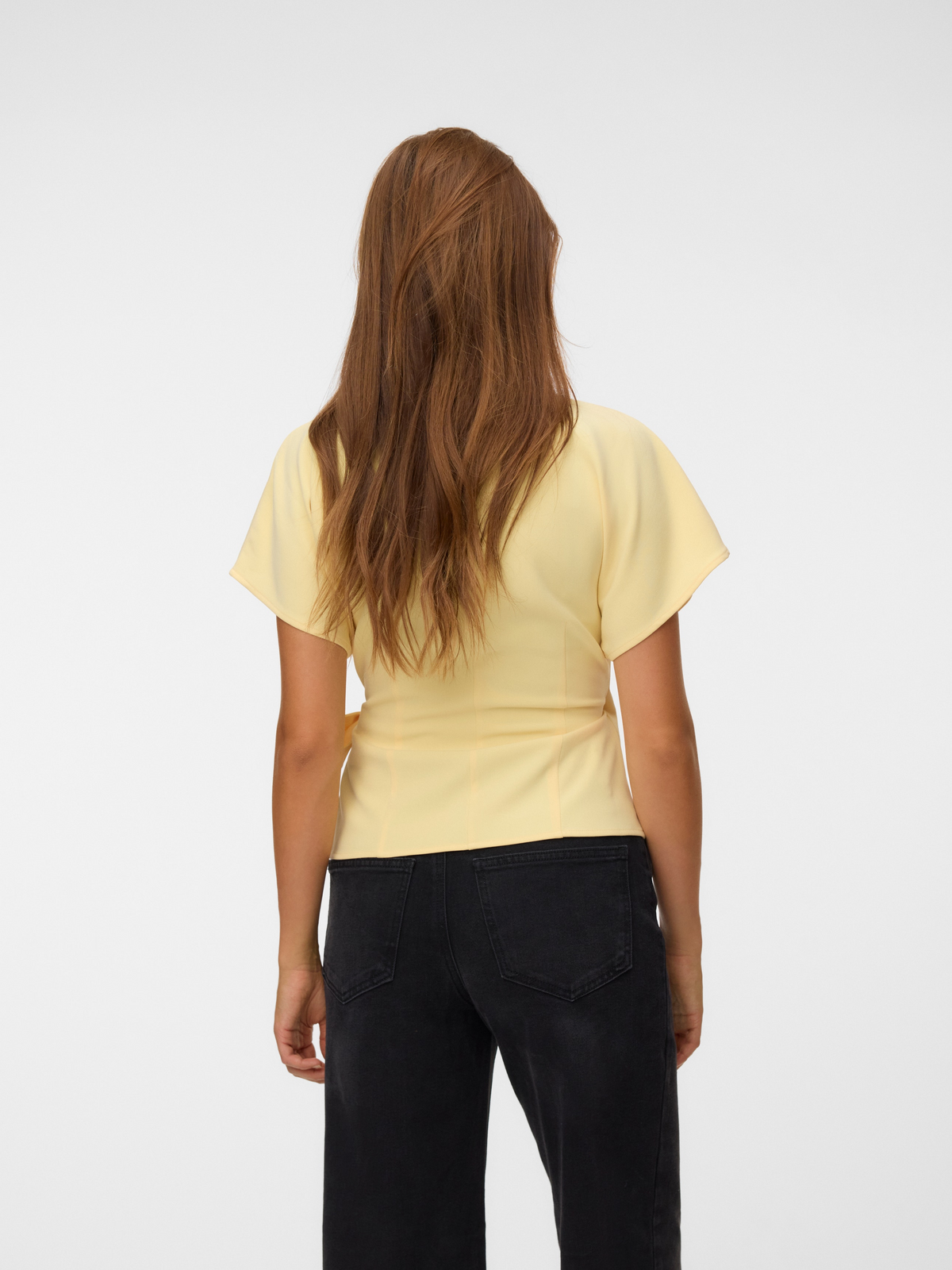 Top Assimétrico - Amarelo