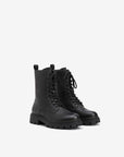 Botas com Cordões - Preto