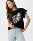 T-shirt Estampada - Preto