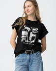 T-shirt Estampada - Preto