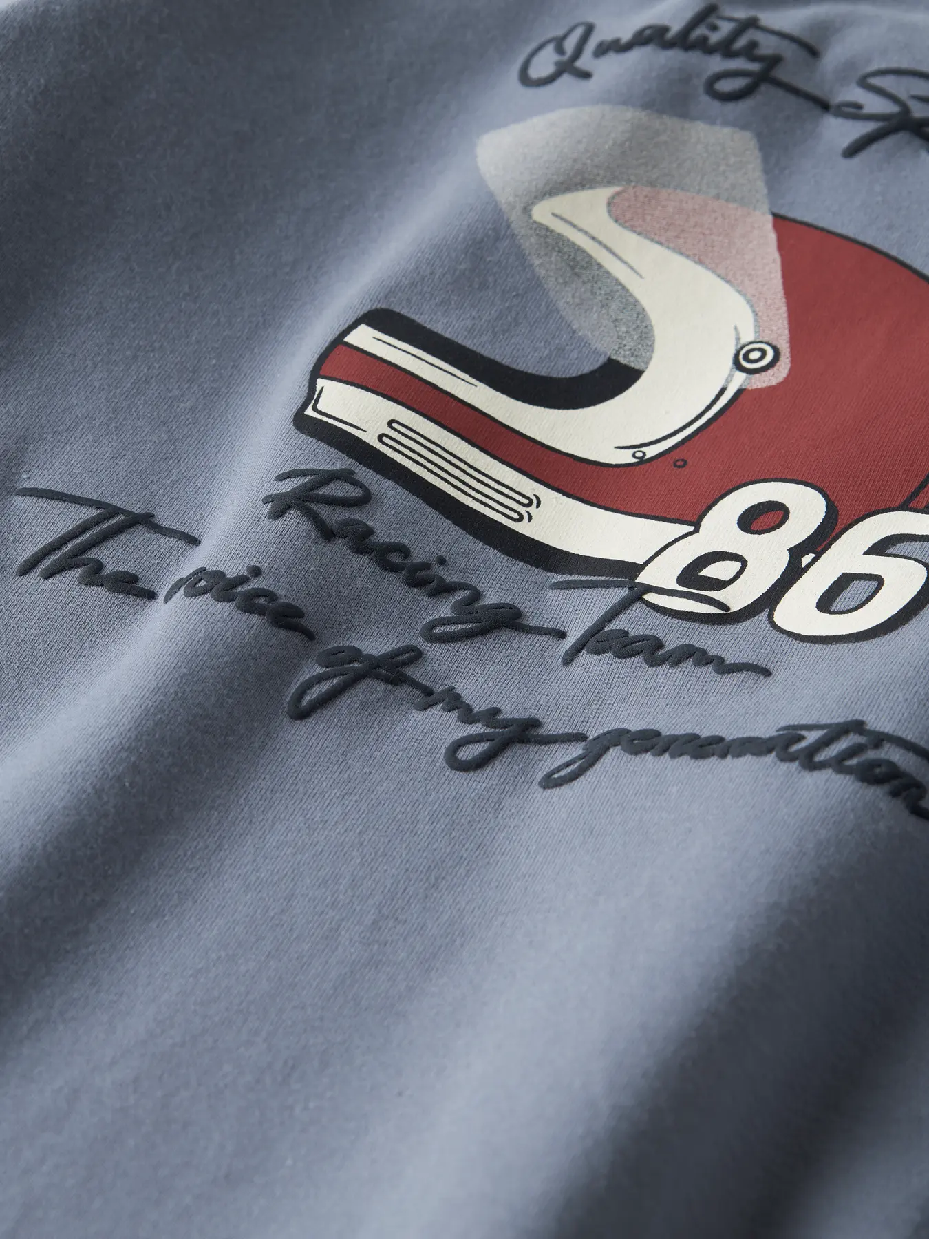 Camisola de Manga Comprida - Azul Médio