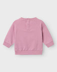 Sweat com pormenor - Rosa