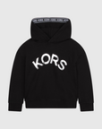 Hoody com logo KORS - Preto