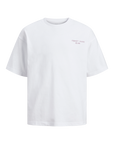 T-shirt com Estampado Traseiro - Branco