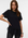 T-shirt com Renda - Preto