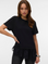 T-shirt com Renda - Preto