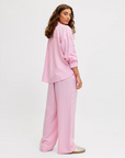 Camisa de Linho - Rosa