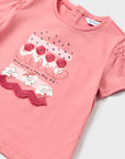 T-shirt Estampada - Rosa